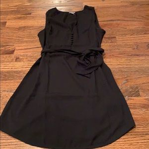 Black shirt dress